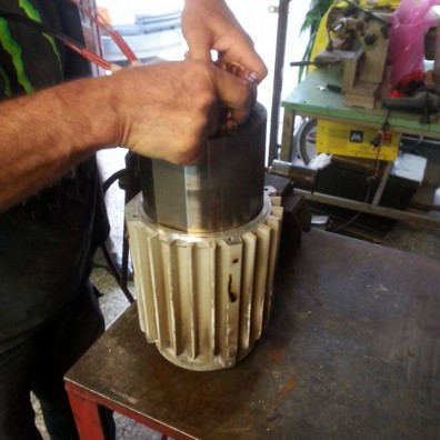 Περιέλιξη κινητήρα φυσητήρα vacuum 4,2kW