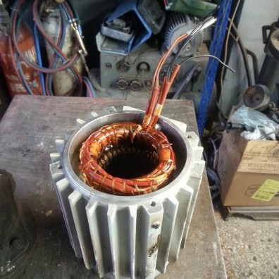 Περιέλιξη κινητήρα φυσητήρα vacuum 4,2kW