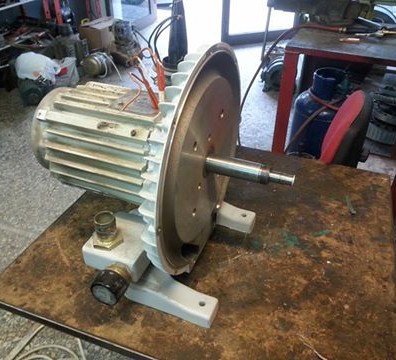 Περιέλιξη κινητήρα φυσητήρα vacuum 4,2kW